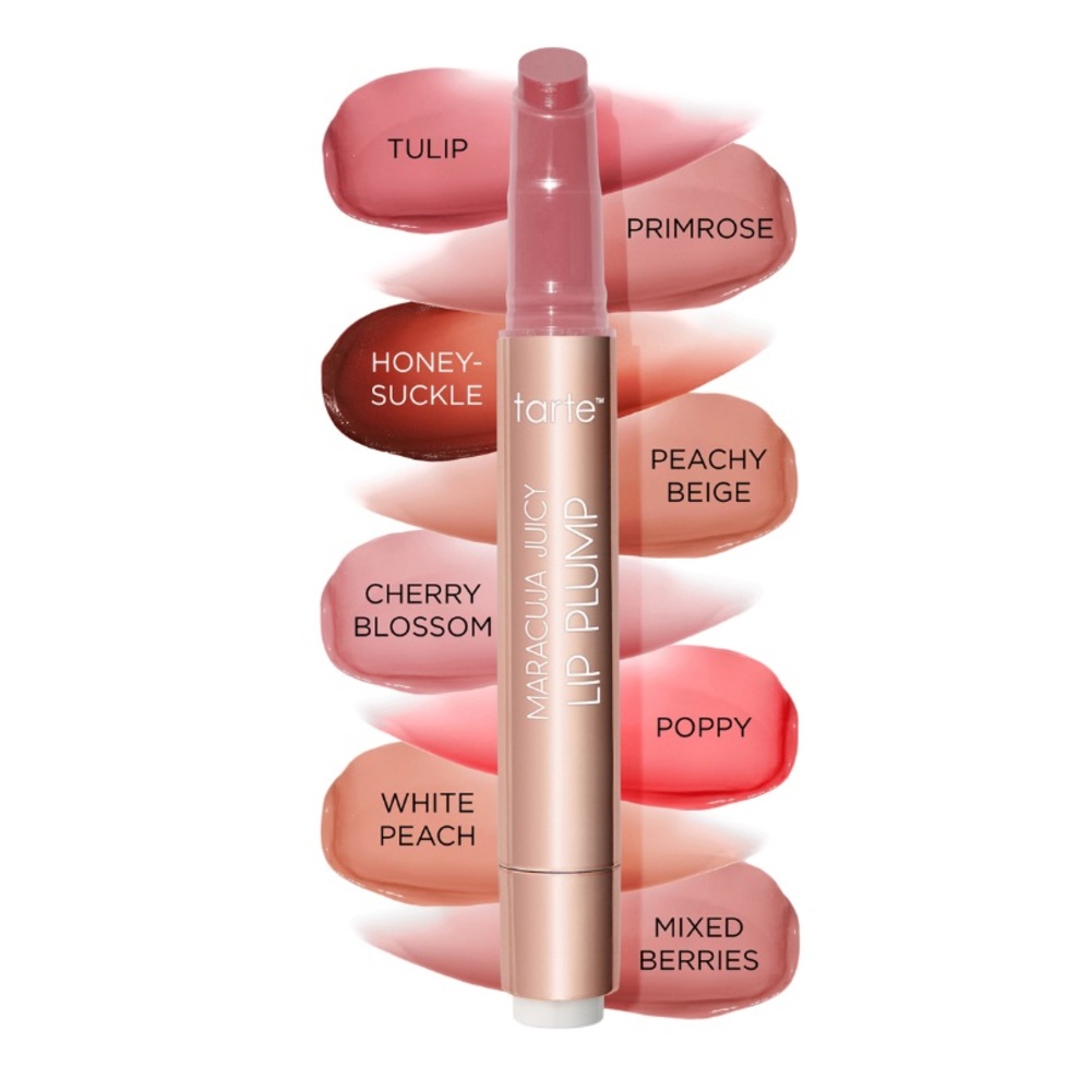Primrose (Rosy Pink) Maracuja Juicy Lip Plump Tarte NIB NEW Glossy Plump Balm - Picture 3 of 12